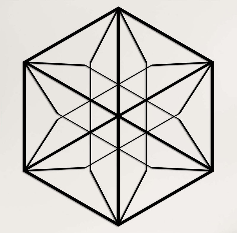 Vector Equilibrium Metal Wall Art