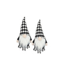 Set of 2, 8.3x4.7x15.7" Fabric Gnome Decor