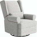 Extra Wide Swivel Recliner Glider Chair With Footrest by HouseOfZazla