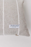 Jolie Textured Slub Stripe Pillow - 3 Sizes