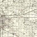 Vintage Map of Perry County, Illinois 1908