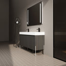 Freestanding Bathroom Vanity With Resin Sink And Storage Cabinet by HouseOfZazla