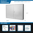 Adjustable Key Cabinet With Lock by Unique Piece Furniture