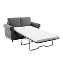Pull Out Sofa Bed Loveseat Sleeper With Twin Size Memory Mattress With Two USB Ports For Living Room Spaces by HouseOfZazla