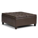 Harrison - Upholstered Coffee Table Storage Ottoman by Unique Piece Furniture