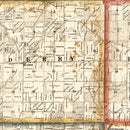 Vintage Map of Pike County, Illinois 1860