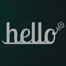 Hello Metal Wall Art