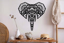 Mandala Elephant  Metal Wall Art
