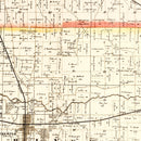 Vintage Map of Randolph County, Indiana 1865