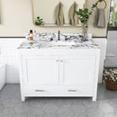 Bathroom Vanity With Storage - White by HouseOfZazla