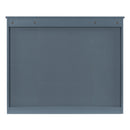 36" Bathroom Vanity with Top Sink, Royal Blue Mirror Cabinet, Modern Bathroom Storage Cabinet with 2 Soft Closing Doors and 2 Drawers, Single Sink Bathroom Vanity