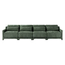 Elegant Sofa With Ergonomic Design And Lumbar Pillows by HouseOfZazla