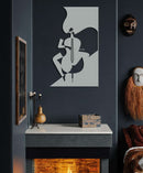 Gentleman  Lady Wine Metal Wall Art