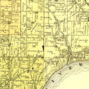 Vintage Map of Jefferson County, Indiana 1900
