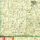 Vintage Map of Henry County, Indiana 1857