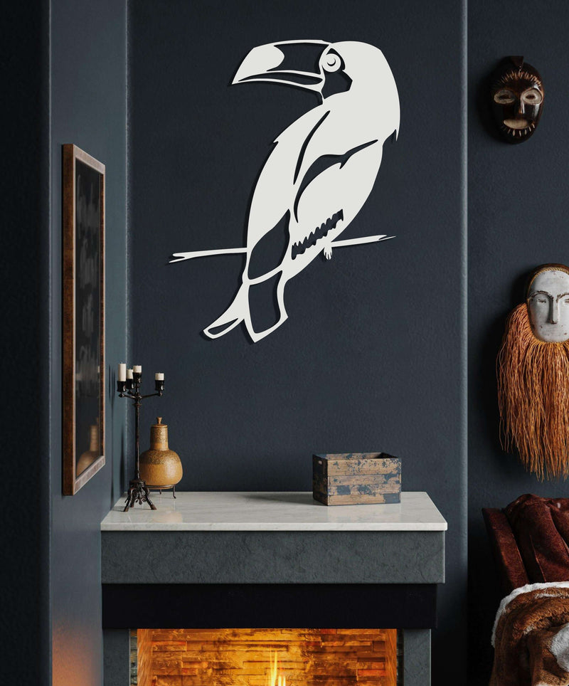 Parrot Metal Wall Art