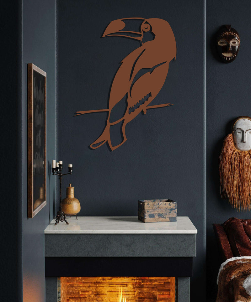 Parrot Metal Wall Art