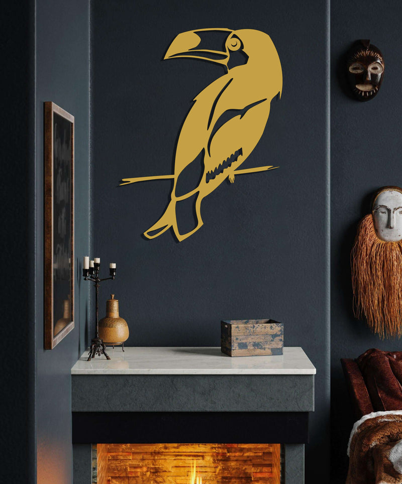 Parrot Metal Wall Art