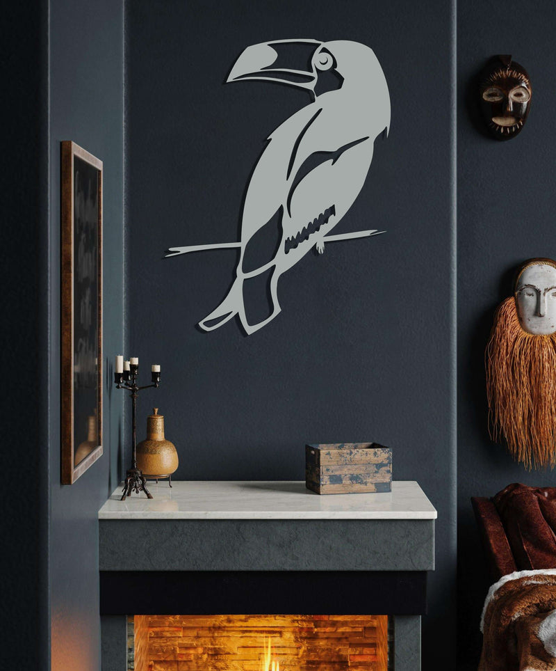 Parrot Metal Wall Art
