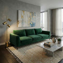 Harmony - Floor Lamp With Rotary Switch Triple Spots Block Base - Gold by HouseOfZazla