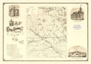 Vintage Map of Greenwood County, Kansas 1877