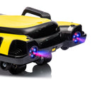 24V Kids Ride On Electric scooter w/ helmet knee pads,24v ride on toy for kids,Spray function,2WD 400w wheel-hub motor,5.59-6.84MPH,Gravity Steering,Use for 1-2 hours,Exercise your child age 6+.