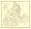 Vintage Map of Larue County, Kentucky 1899