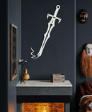 Sword Pen Metal Wall Art