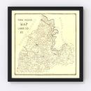 Vintage Map of Larue County, Kentucky 1899