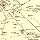 Vintage Map of Fayette County, Kentucky 1891