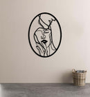 Minimal Gentleman And Lady Art Metal Wall Art