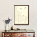Vintage Map of Avoyelles Parish, Louisiana 1860