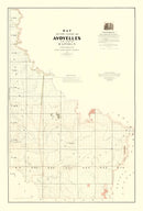 Vintage Map of Avoyelles Parish, Louisiana 1860