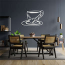 A Cup of Coffe  Metal Wall Art