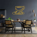 A Cup of Coffe  Metal Wall Art