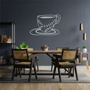 A Cup of Coffe  Metal Wall Art