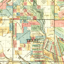 Vintage Map of Iberville Parish, Louisiana 1883