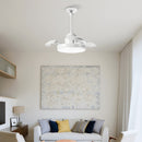 Bulb-Type Small Ceiling Fan with Retractable Blades and Remote Control by HouseOfZazla