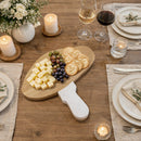 Marble and Wood Mushroom Cutting Board by Decor Steals