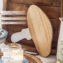 Marble and Wood Mushroom Cutting Board by Decor Steals