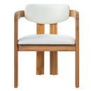 Set of 2 Outdoor Acacia Wood Dining Chairs with Cushions by HouseOfZazla