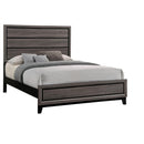 Queen Panel Bed Accents - Gray by HouseOfZazla