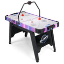 56 Inch Air Hockey Table with LED Digital Scoreboard and Powerful 12V Motor-White by LJGDeals