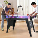 56 Inch Air Hockey Table with LED Digital Scoreboard and Powerful 12V Motor-White by LJGDeals