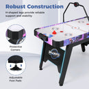 56 Inch Air Hockey Table with LED Digital Scoreboard and Powerful 12V Motor-White by LJGDeals