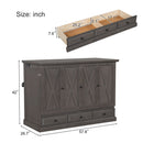 Solid Pine Murphy Bed Chest Cube Cabinet Bed With Charging Station And Large Storage Drawer For Home Office Or Small Room by HouseOfZazla