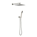 12 Inch Square Rain Shower Head with Handheld Showerhead