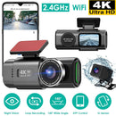 Dual Channel Car Dash Cam with Front 4K & Rear 1080P by LJGDeals