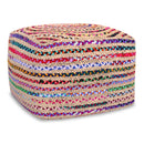 Margo - Square Pouf - Multicolor