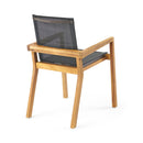 Belfast - Dining Chair With Acacia Wood Frame And Seating (Set of 2) by HouseOfZazla